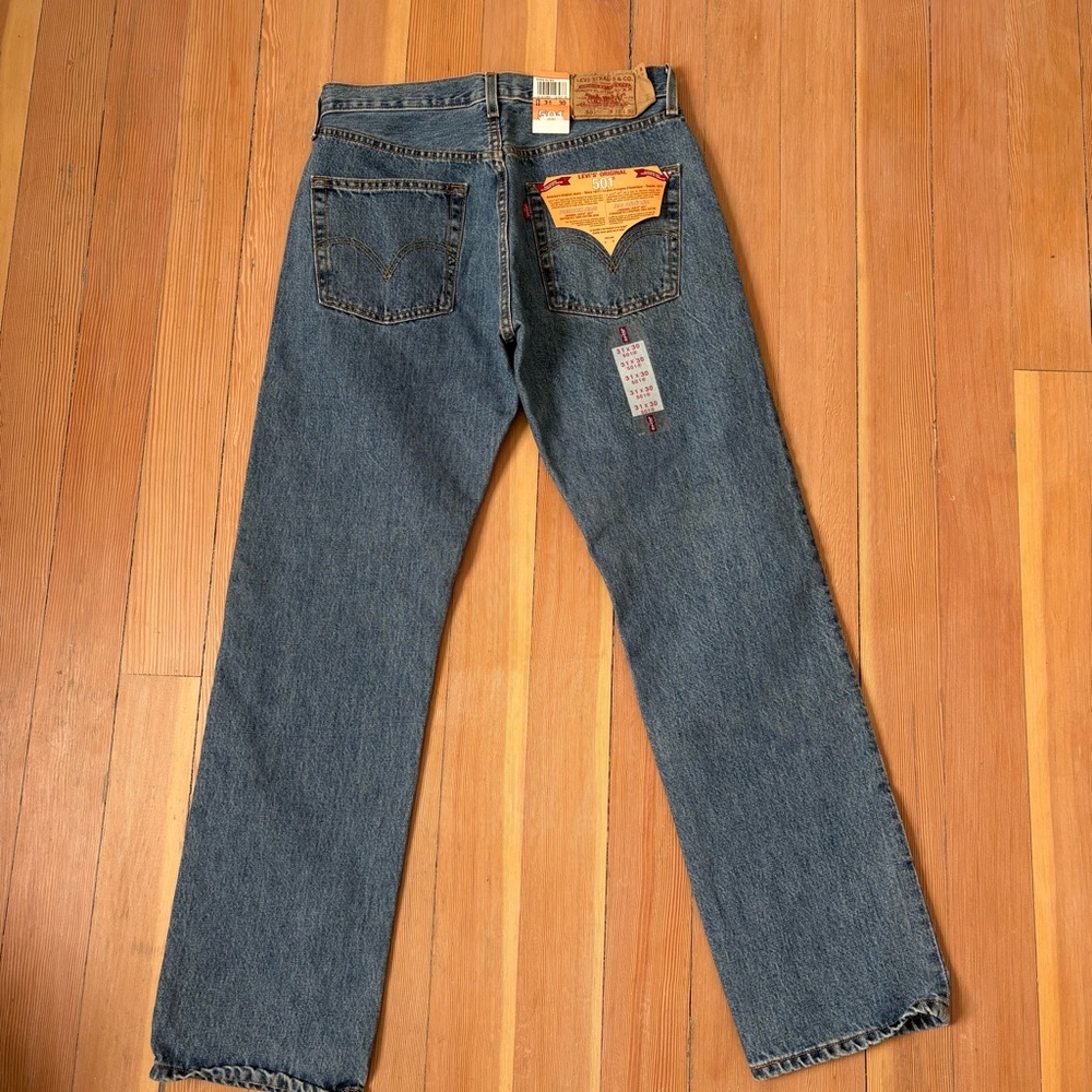 Vintage Levi’s 501 Deadstock Straight Leg Jeans - Picture 6 of 12